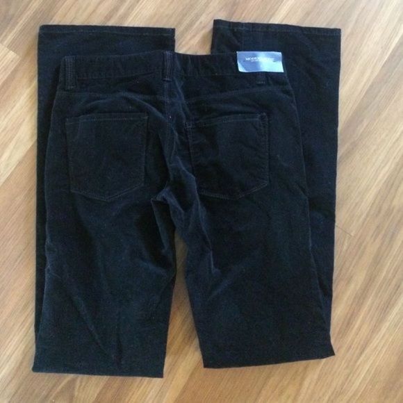 NWT Ann Taylor velvet-like black pants - Picture 4 of 4